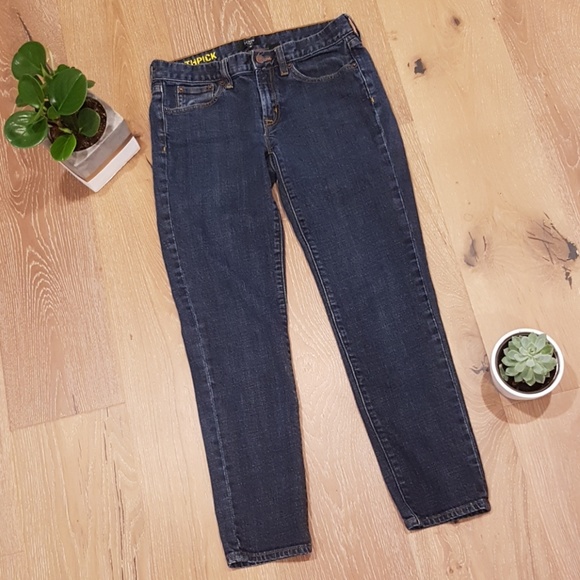 J. Crew factory Toothpick jeans 28